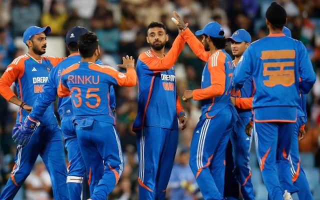 India T20I side against England