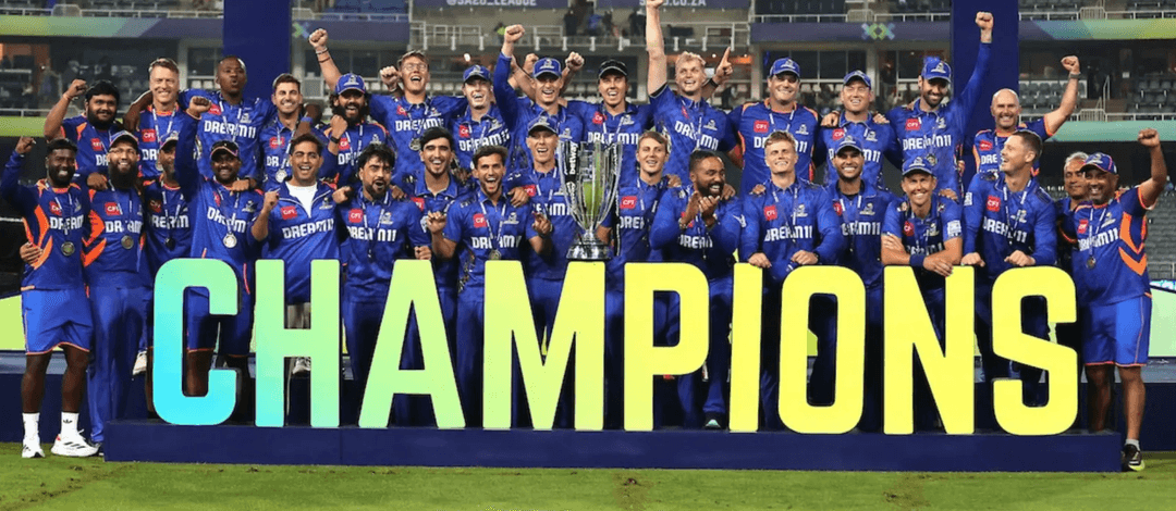 MI Cape Town won the SA 2025 edition