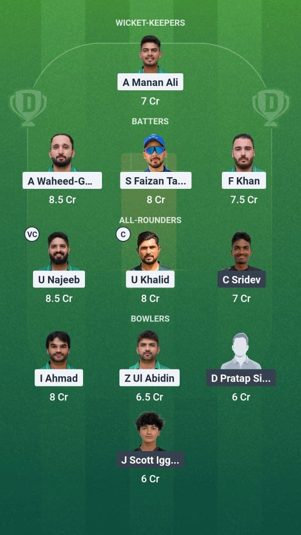 Singapore vs Saudi Arabia dream11
